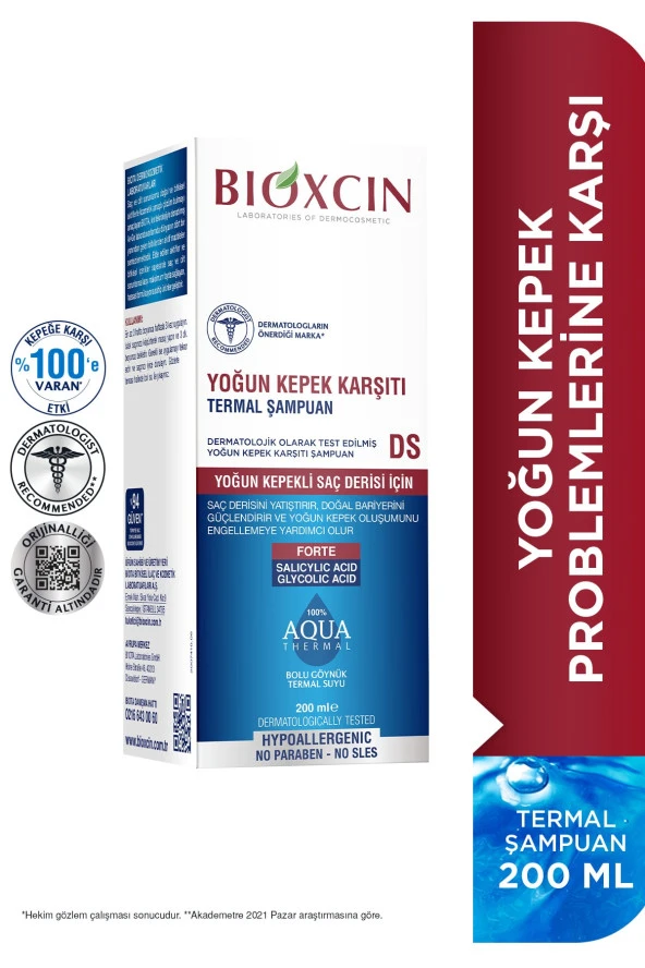 Aqua Thermal Yoğun Kepek Karşıtı Şampuan Ds 200ml