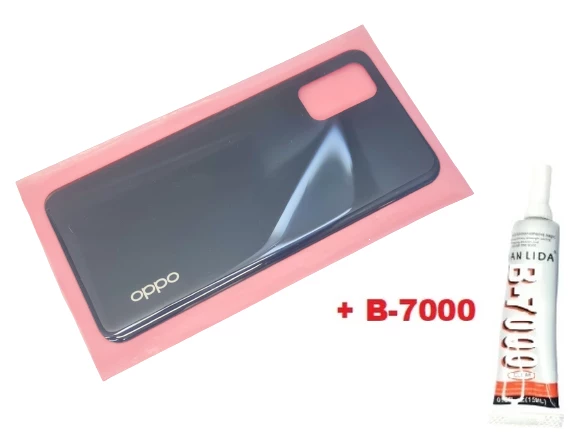 Oppo A52 Arka Pil Batarya Kapağı (B-7000) SİYAH