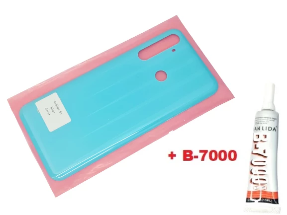 Oppo Realme 6i Arka Pil Batarya Kapağı (B-7000) MAVİ
