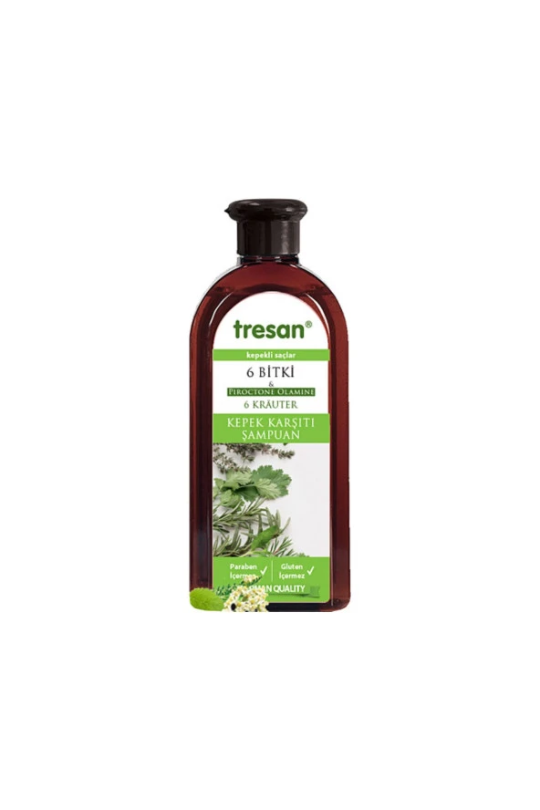 Tresan 6 Bitki Kepek Karşıtı Şampuan 300 ml