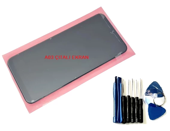 Samsung Galaxy A03 (SM-A035F) Lcd Ekran Dokunmatik Orijinal (Full ÇITALI Tamir Seti) ürün görseli 1