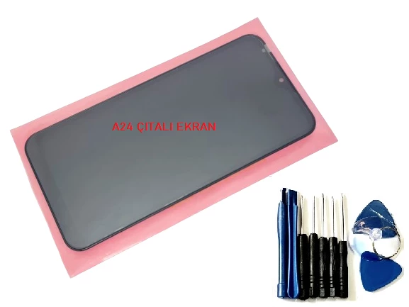Samsung Galaxy A24 (SM-A245F) Lcd Ekran Dokunmatik Orijinal (Full ÇITALI Tamir Seti)
