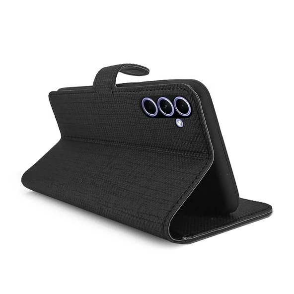 Samsung Galaxy A05s Kılıf FitCase Fabric Kapaklı Cüzdanlı - 5