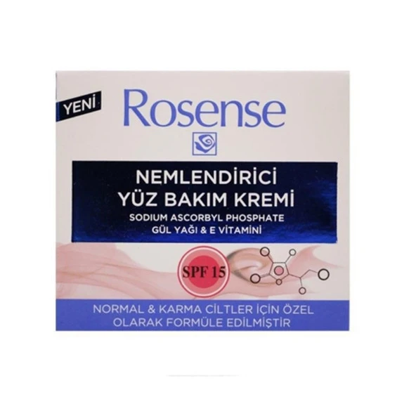 Rosense Nemlendirici Yüz Bakım Kremi 50ml