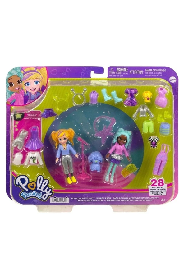 Polly Pocket Ve Arkadaşları Farklı Moda Aksesuarları Oyun Setleri HNF51-HKV97