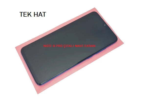 Xiaomi Redmi NOTE 8 PRO Lcd Ekran Dokunmatik Orijinal (Full ÇITALI MAVİ)