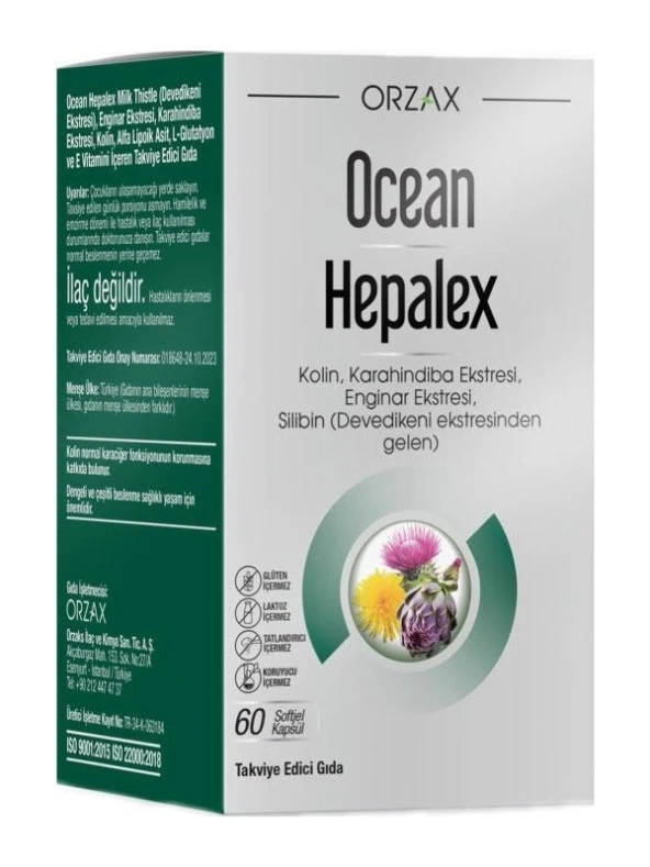 Ocean Hepalex 60 Softjel Kapsül