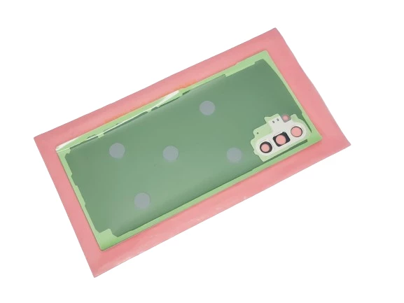 Samsung Galaxy NOTE 10 Arka Pil Batarya Kapağı (CAM+KAMERA LENSLİ) GRİ - Resim 3