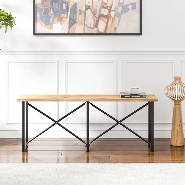 Eportatif Mutfak Bahçe Bank Sandalye Düz Bank Sandalye  Bench 1226 - 2