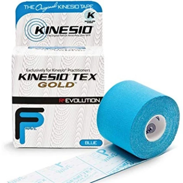 Kinesio Tex Gold Tape 5cm X 5m  Ağrı Bandı Mavi