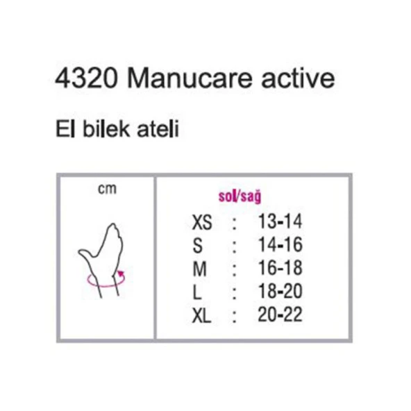 Orthocare El Bilek Ateli 4320 XS Sağ - 2