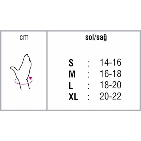 Orthocare Başparmak Destekli El Bilek Ateli 4521 Medium Sol - Resim 2