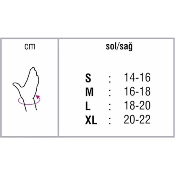 Orthocare Başparmak Destekli El Bilek Ateli 4521 XL Sağ - Resim 2