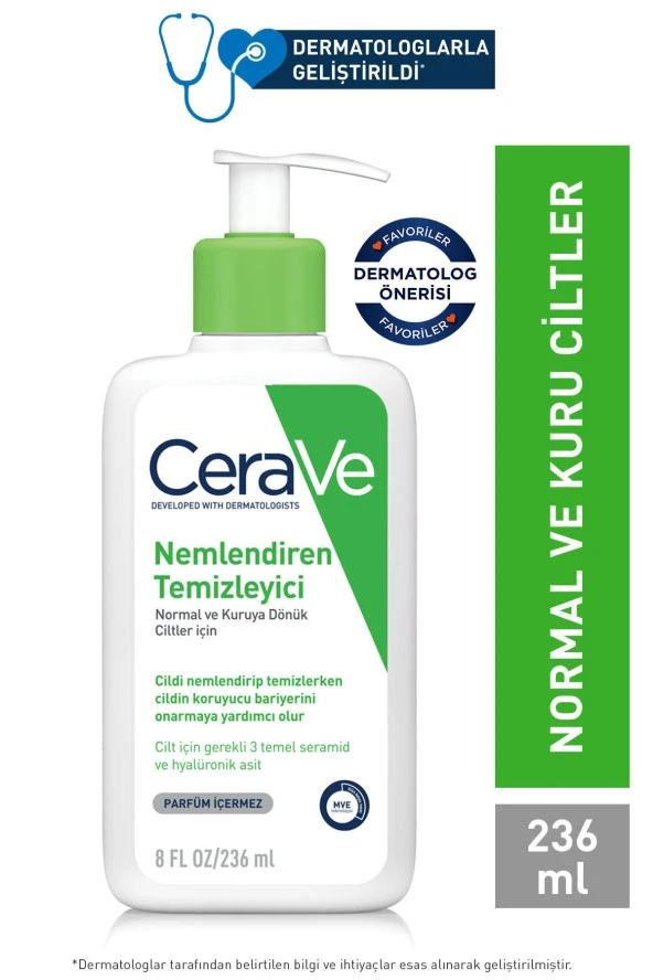 Cerave Hydrating Cleanser Normal & Kuruya Dönük Ciltler İçin 236 ml