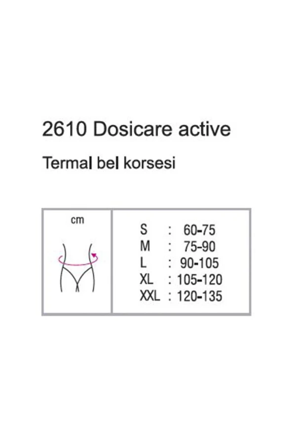 Orthocare 2610 Termal Bel Korsesi  XLarge - Resim 2