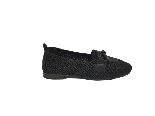 Merry Pace 0561705Z Toka Detaylı Triko Günlük Kadın Babet Ayakkabı - 5