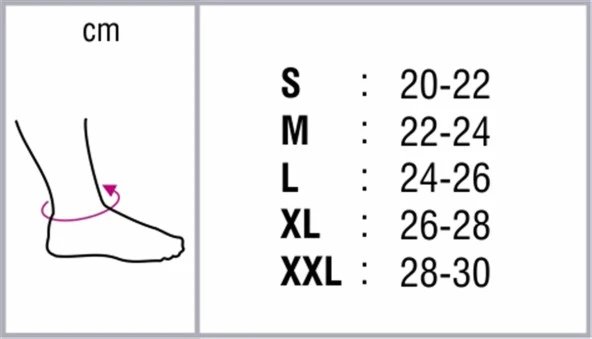 Orthocare Malleol Destekli Ayak Bilekliği 7630 Small - Resim 4