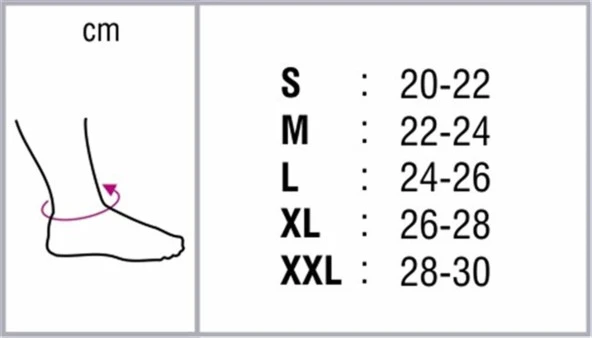 Orthocare Malleol Destekli Ayak Bilekliği 7630 Medium - Resim 4