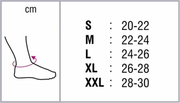 Orthocare Malleol Destekli Ayak Bilekliği 7630 Large - Resim 4