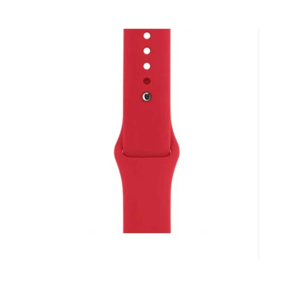 Global 42-49mm Yeni Nesil Apple Uyumlu Akıllı Saat Kordonu Silikon Kırmızı WNE0941