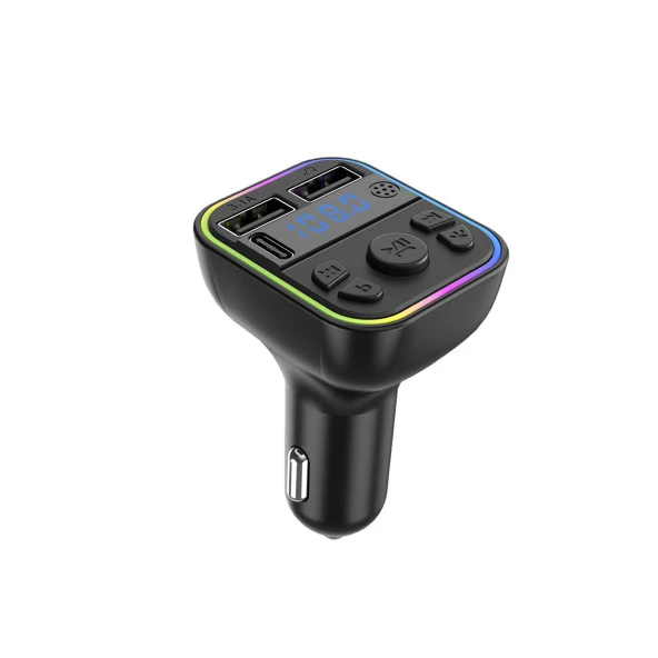 Global G39 Fm Handsfree Bluetooth Modülatör MP3 Player Type-C Çıkışlı Araç Şarj Aleti WNE1108