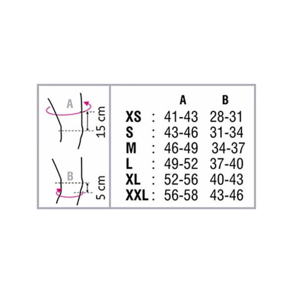 Orthocare Patella Destekli Elastik Balenli Örme Dizlik 6920 Small - Resim 2