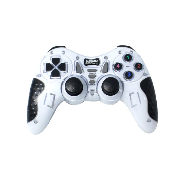 Global 7in1 PC/PS2/PS2/PS3/PC360/TV/TVBOX/Android Cihazlar ile Uyumlu Kablosuz Gamepad Beyaz WNE1021