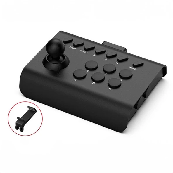 Global BSP-Y01 Joystick Switch/Ps3/Ps4/Pc/Android/İos MF/TV Retro Oyun Konsolu Joystiği Siyah WNE1031