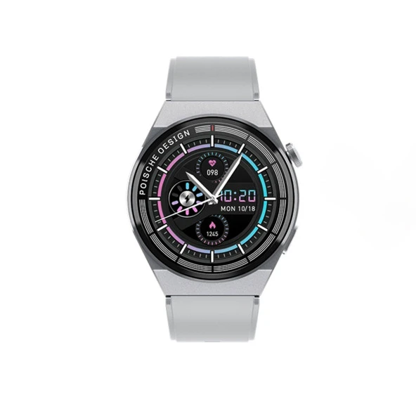 Global 2023 Watch GT3 Max Android İos HarmonyOs Uyumlu Akıllı Saat Gümüş WNE0933