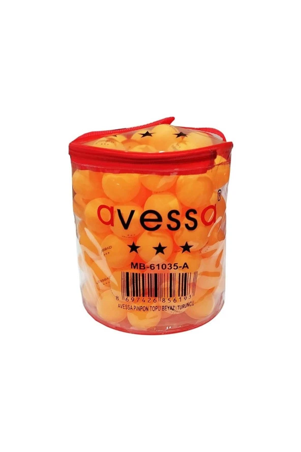 Avessa 100'lü Masa Tenisi Topu Turuncu