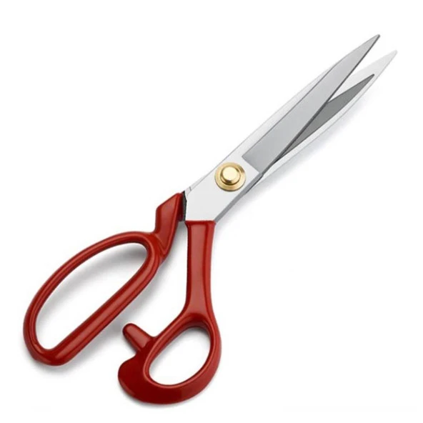 FDMSTAR Fs-1084 Kırmızı Saplı Paslanmaz Çelik Somunlu Makas 8 İnç (20cm) - Resim 2