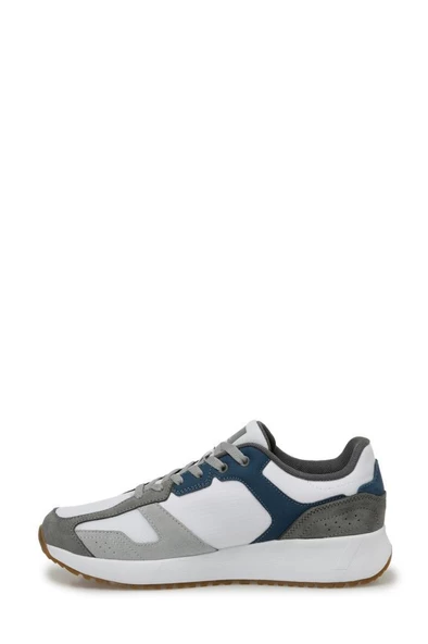 U.S. Polo Assn. PETER SU 4FX 101502094 Erkek Sneaker Aykkabı Beyaz Gri Mavi 40-45 - 3