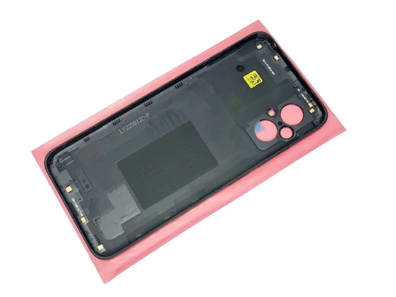 Xiaomi POCO M5 Kasa Arka Pil Batarya Kapağı (Yan Tuşlar) Sİyah - Resim 2