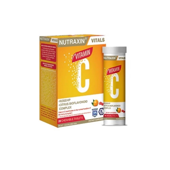 Nutraxin C Vitamini 28 Çiğneme Tablet