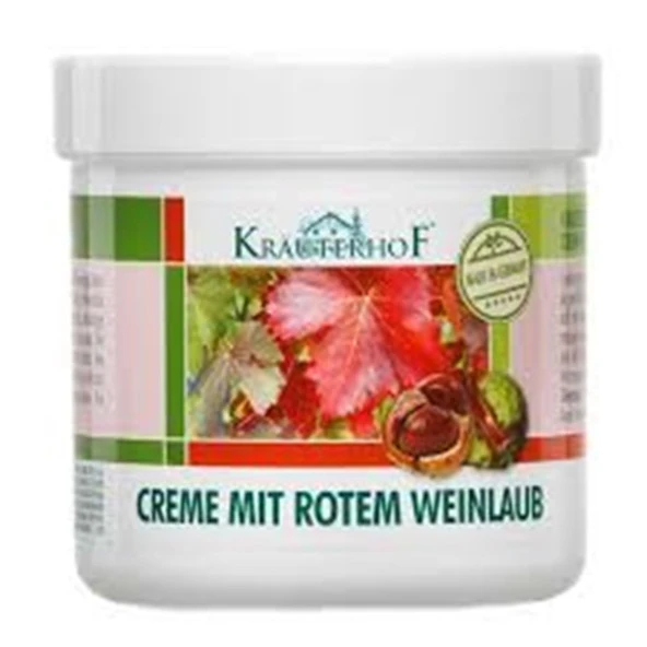 Krauterhof Kırmızı Asma Yaprağı Ve At Kestanesi Ekstreli Bacak Kremi 250 Ml