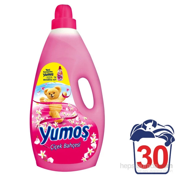 Yumoş Çamaşır Yumuşatıcısı Çiçek Bahçesi 3 Lt - 2