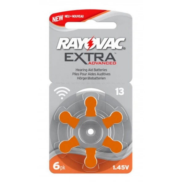 Rayovac Extra Advanced No:13 İşitme Cihazı Pili 6'lı