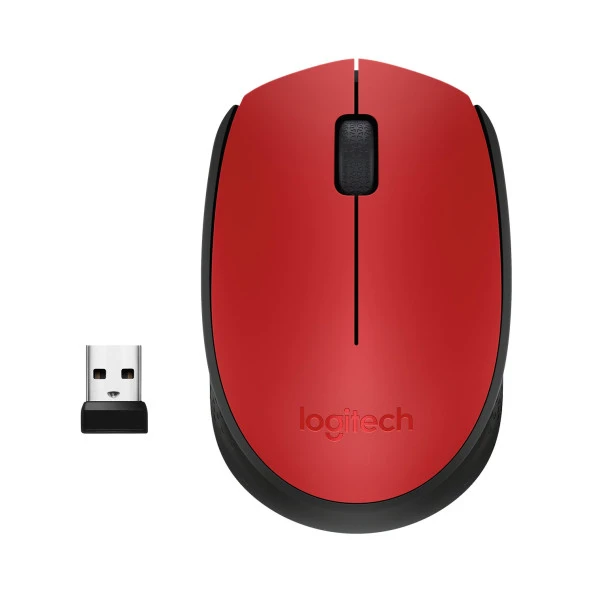 Logıtech M171 Kablosuz Mouse - Kırmızı