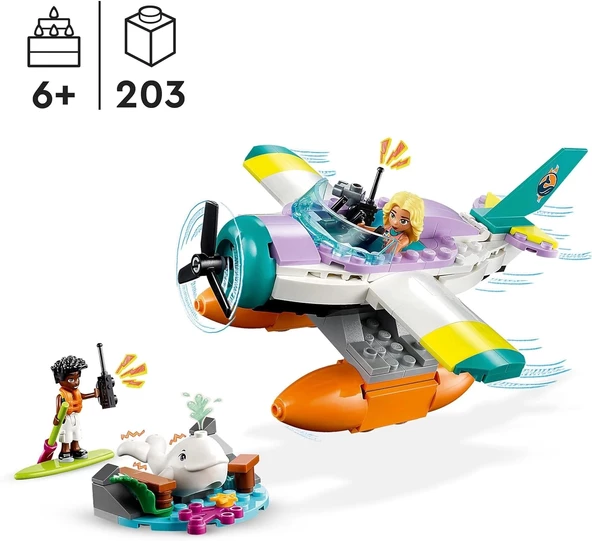 LEGO Friends Deniz Kurtarma Uçağı 41752 (203 Parça) - 2