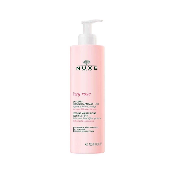 Nuxe Very Rose Soothing Moisturising Body Milk 400 ml