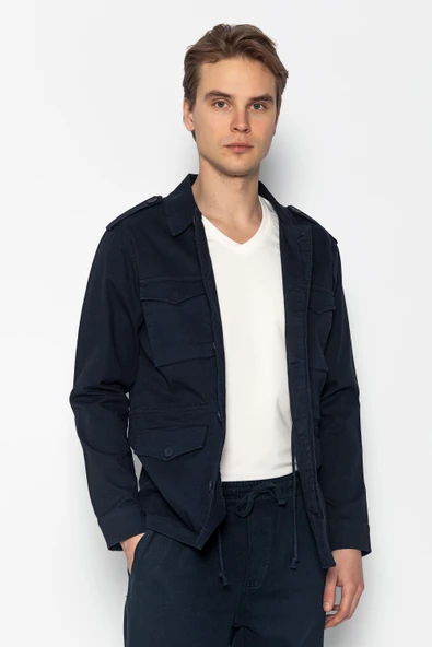 CEKMON Erkek Safari Ceket  %100 Pamuk Kumaştan Günlük ve Şık Ceket - 12