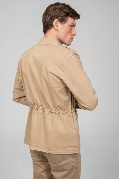 CEKMON Erkek Safari Ceket  %100 Pamuk Kumaştan Günlük ve Şık Ceket - 5