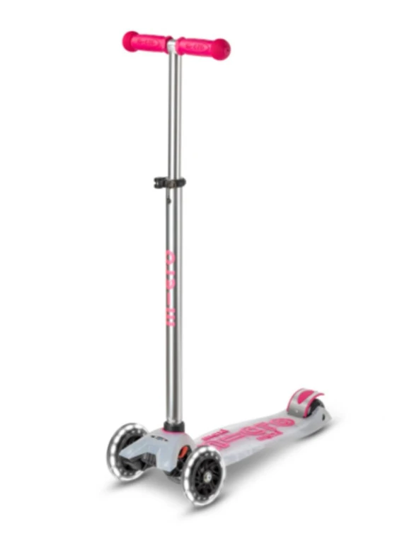 Maxi Micro DELUXE FLUX LED PINK Scooter MCR.MMD139