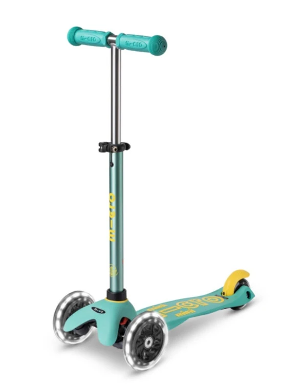 Mini Mikro DELUXE ECO LED MINT Scooter MCR.MMD166