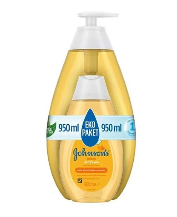 Johnson's Baby Bebek Şampuanı Klasik 750 ml + 200 ml Eco Paket