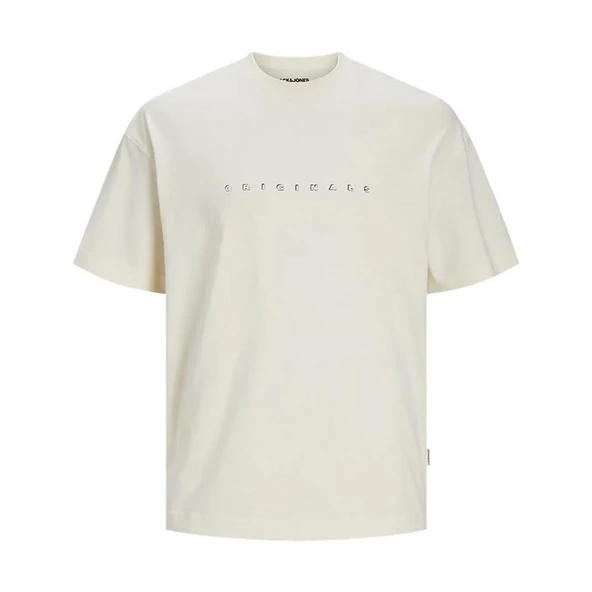 Jack & Jones 12251966 Joreaster Activity Tee Ss Crew Neck Krem