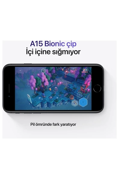 Apple iPhone SE 2022 64 GB Beyaz Cep Telefonu (Apple Türkiye Garantili) - 5