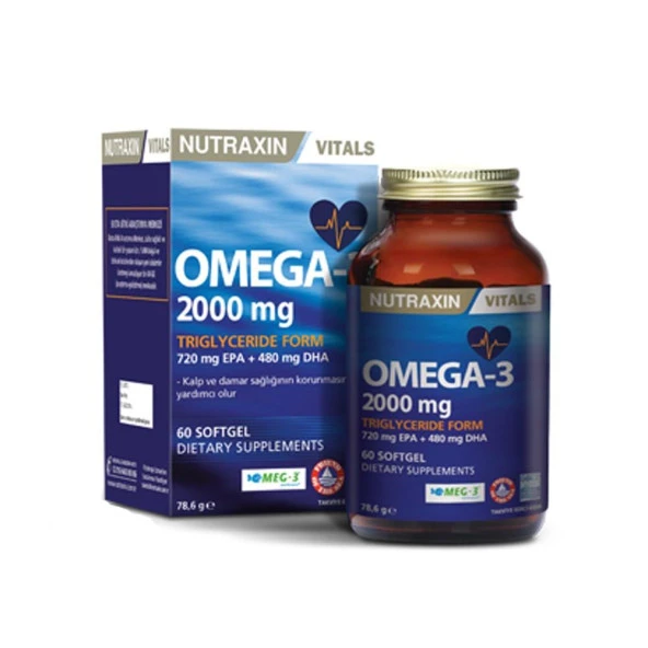 Nutraxin Omega-3 2000 Mg 60 Softgel