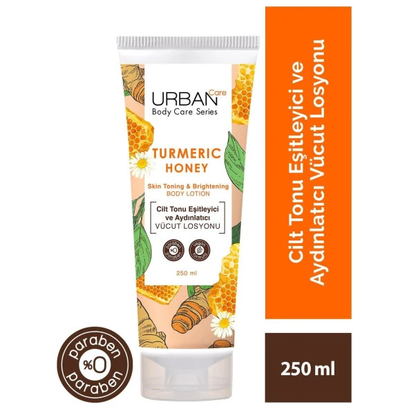 Urban Care Turmeric Honey Cilt Tonu Eşitleyici ve Aydınlatıcı Vücut Losyonu 250 ml
