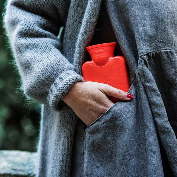 Fashy Termofor Cep Model Sıcak Su Torbası Kırmızı 0,3L - Resim 2